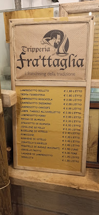 Tripperia Fra'ttaglia à Figline e Incisa Valdarno menu