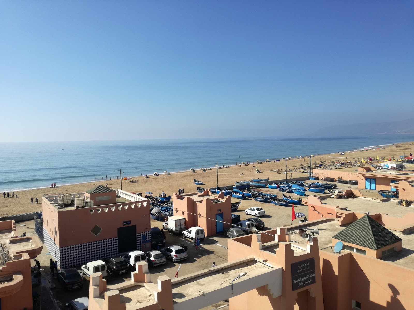 Fotografija Plage Aghroud z turkizna voda površino