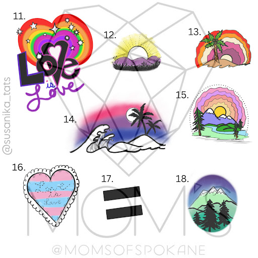 Explore broken chain tattoo ideas, creative tattoo ideas in Spokane, available at Moms Custom Tattoo & Body Piercing