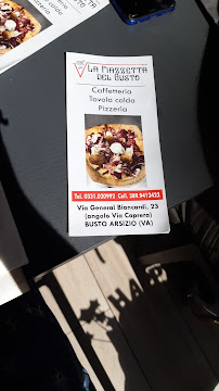 Menu / carte de La piazzetta del gusto à Busto Arsizio