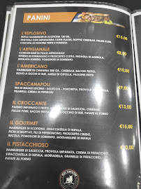 Sandwicherie Meat Temptation à Cercola (la carte)