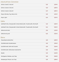 Menu du Ristorante Pizzeria - Dal Principe à Obersulm