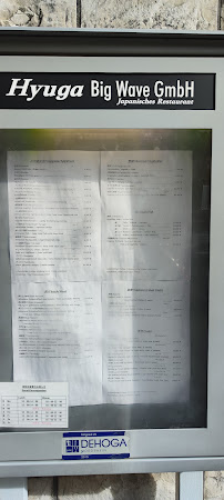 Hyuga à Düsseldorf menu
