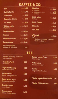 Menu du Cafe Del Sol à Lübeck