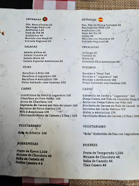 Taberna Laura à Coimbra carte