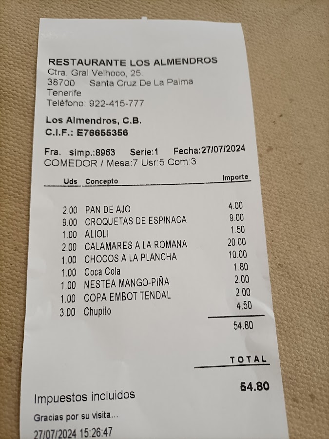 Restaurante Los Almendros