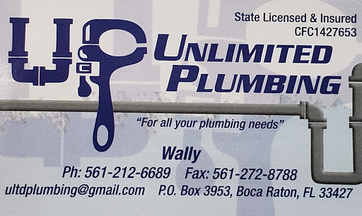 Unlimited Plumbing Inc. in Boca Raton, Florida