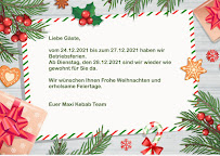 Menu du Maxi Kebab à Appenweier