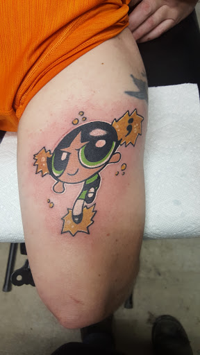 Explore mimikyu tattoo ideas, creative tattoo ideas in Spencer, available at Ink Envy Tattoo And Body Piercing