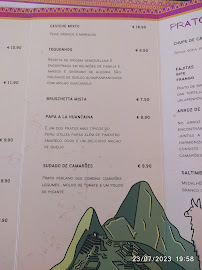 Restaurante O Cantinho do Peruano em Charneca de Caparica menu n° 4