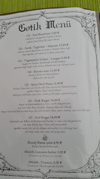 Andria à Leipzig menu