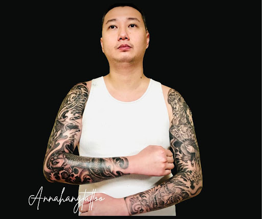 Explore dog paw tattoos ideas, creative tattoo ideas in Garden Grove, available at Anna Hang Tattoo