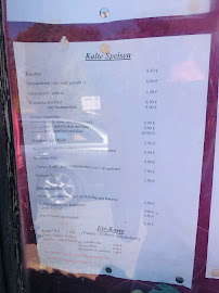 Carte du Bauernstube Birkerhof - Heiko Linn à Bad Kreuznach