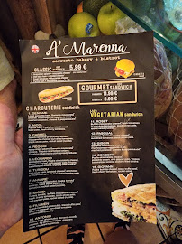 A'Marenna - Sorrento Bakery & Bistrot à Sorrento menu