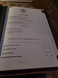 Gasthaus DER BIERMANN à Munich menu