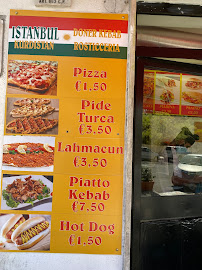 Menu / carte de Ristorante Mevlana Istanbul kebab Crotone à Crotone
