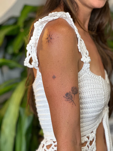 Explore karma tattoo ideas, creative tattoo ideas in Kailua Kona, available at Mehana Tattoo