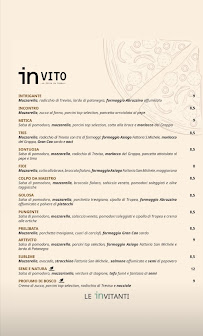 Menu / carte de Pizzeria InVito Marostica à Marostica