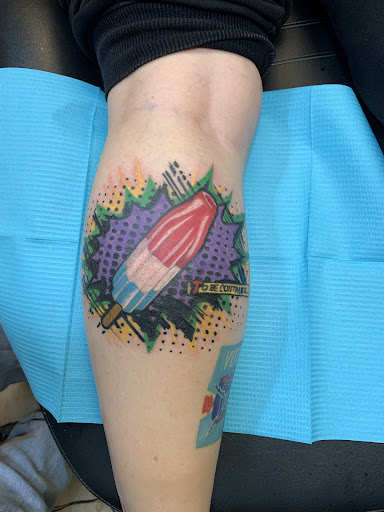 Explore bowhunting tattoo ideas, creative tattoo ideas in Brunswick, available at Blue Fin Tattoos