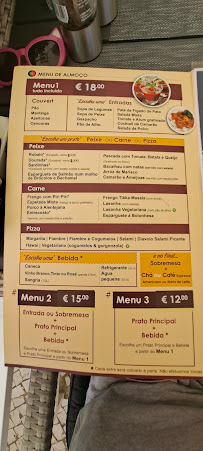 Menu du Snack Bar - Beira Mar à Ferragudo