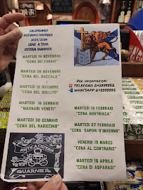 Antica Osteria Guarnier à Crocetta-Nogarè menu