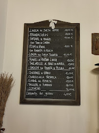 Osteria La loggia della strega à Triora menu