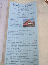 Diekster Köken à Norden carte