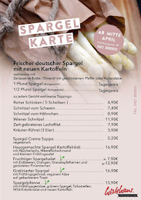 Menu du Wirtshaus à Bremen