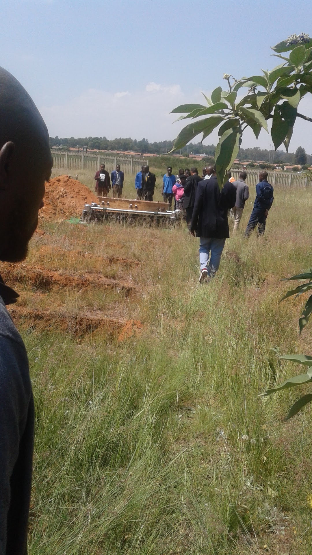 Muldersdrift Cemetery in the city Krugersdorp