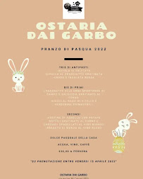 Carte du Ostaria dai Garbo à Carceri