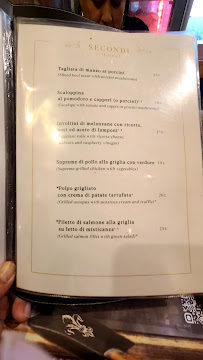 Osteria del Filetto d’Oro à Florence menu