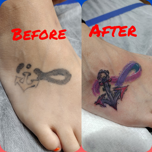 Explore christian tattoo idea, creative tattoo ideas in Park Hills, available at Sideshow Tattoo and Piercings