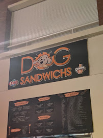 Dog Sandwichs à Lille menu