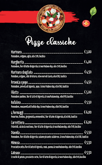 Carte du Pizzeria Gioventu' dal 1964 da Rocchino à Arzano