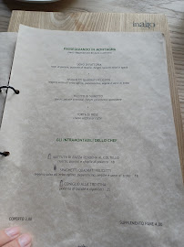 Restaurant InAlto Alfio Ghezzi Dolomites à Moena (le menu)