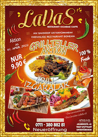 LAVAS RESTAURANT à Stuttgart menu