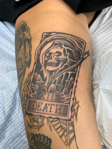 Explore schizophrenia tattoo ideas, creative tattoo ideas in Cranston, available at TomButts Tattoo LLC