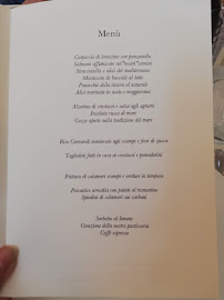 Villa Anton à Recanati menu