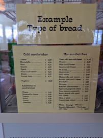 Menu du Chalet Rosa Alpina à Dimaro