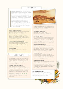 Menu du Joe Peña’s à Schorndorf