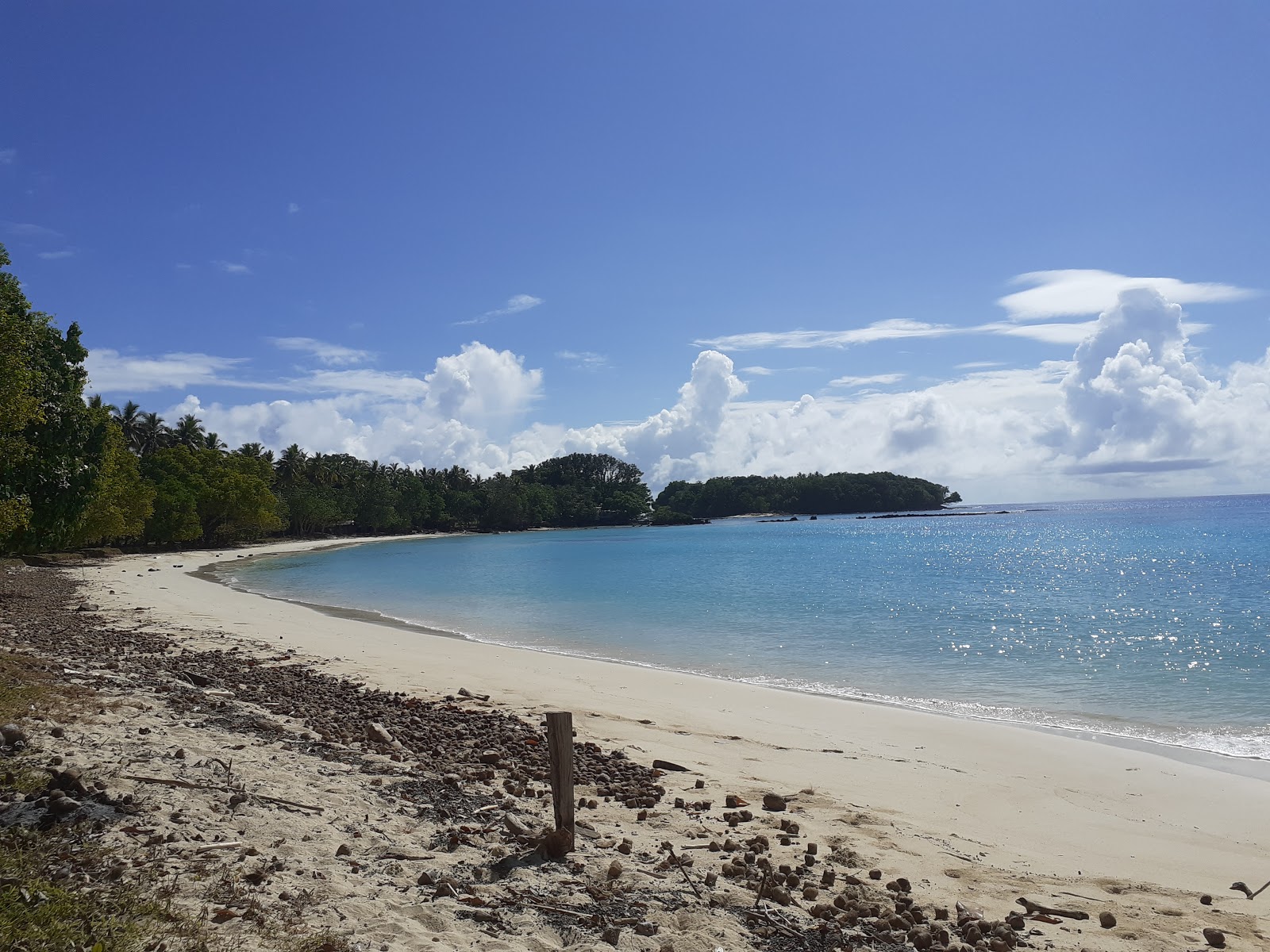 Foto von Island reef Beach mit geräumige küstenlinie