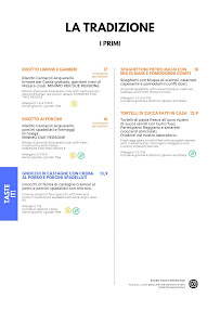 Restaurant Salamensa à Montichiari (la carte)