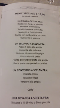 Ristorante Planet à Milan carte