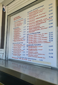 Carte du Asia Imbiss à Wittenberg