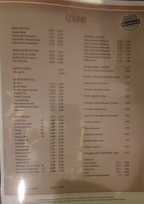 Restaurant de hamburgers Roadhouse Route 6 à Weyhe (le menu)