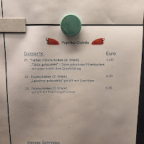 Paprika-csárda à Wangels carte