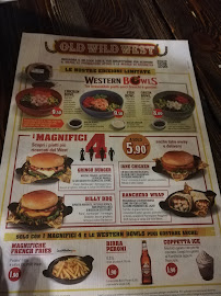 Old Wild West à Giugliano in Campania menu