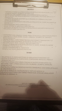 Locanda Spinola à Genoa menu