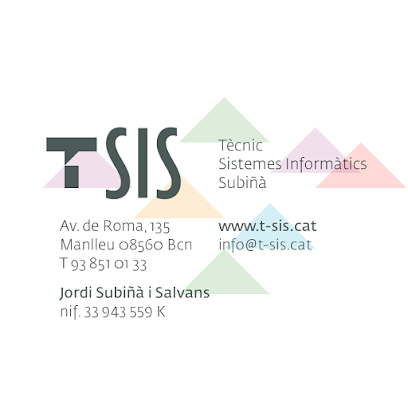 T-SIS Tècnic Sistemes Informàtics Subiñà Manlleu, Barcelona, Espagne 08560