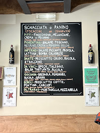 Menu / carte de Pitti Express à Florence